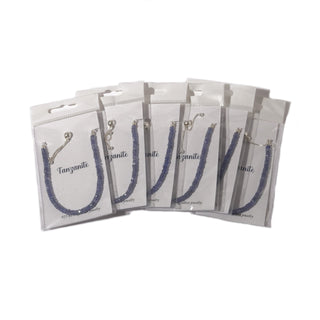 Tanzanite Sterling Silver Bracelet - 6 pack from The Rock Space