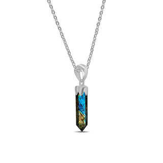 Labradorite Point Sterling Silver Pendant - 6 pack    from Stonebridge Imports
