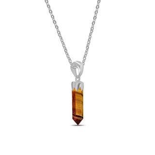 Tiger Eye Point Sterling Silver Pendant - 5 pack    from Stonebridge Imports