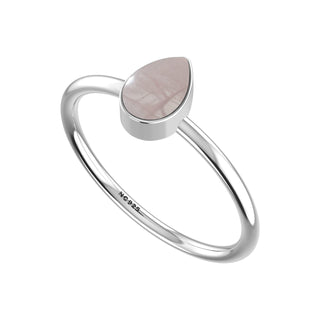 Rose Quartz Sterling Silver Rings - 12 pack    from Stonebridge Imports