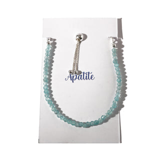 Apatite Sterling Silver Bracelet - Single    from The Rock Space