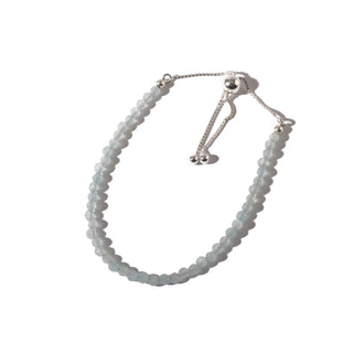 Aquamarine Sterling Silver Bracelet - Single    from The Rock Space