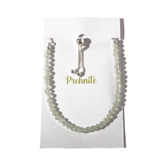 Prehnite Sterling Silver Bracelet - Single    from The Rock Space