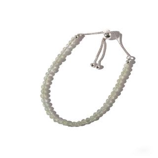 Prehnite Sterling Silver Bracelet - Single    from The Rock Space