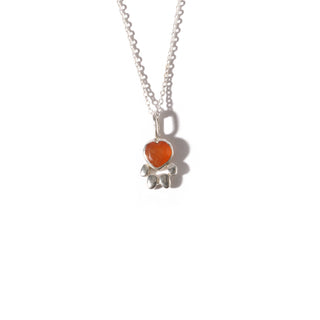 Carnelian Paw Sterling Silver Pendant - Single    from The Rock Space