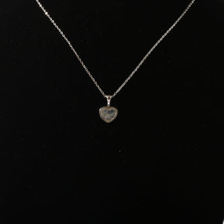 Rainbow Moonstone Heart Sterling Silver Pendant - Single    from The Rock Space