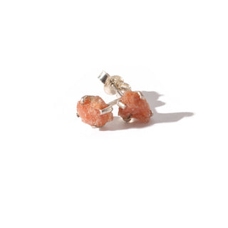 Sunstone Sterling Silver Stud - Single Pair    from Stonebridge Imports