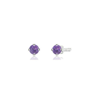 Amethyst Sterling Silver Stud - 5 pack    from Stonebridge Imports