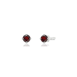 Garnet Sterling Silver Stud - 5 pack    from Stonebridge Imports
