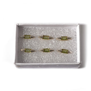 Peridot Arrow Sterling Silver Stud - 3 pack from The Rock Space