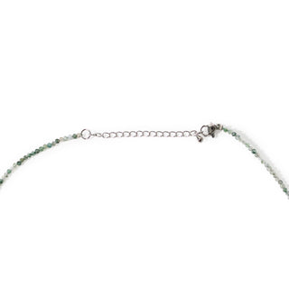 Moss Agate Bead Necklace - 2-3mm from The Rock Space