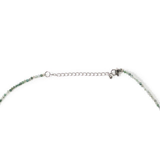 Moss Agate Bead Necklace - 2-3mm from The Rock Space