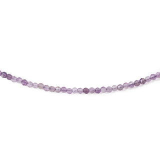 Amethyst Bead Necklace - 2-3mm from The Rock Space
