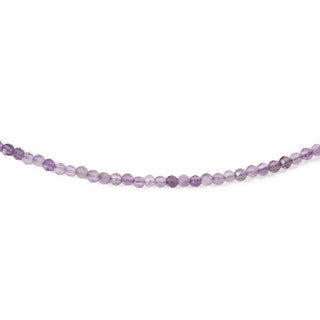 Amethyst Bead Necklace - 2-3mm from The Rock Space