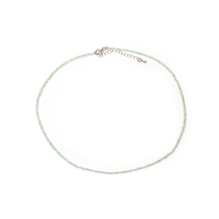 Green Aventurine Bead Necklace - 2-3mm from The Rock Space