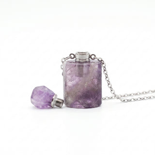 Amethyst Perfume Necklace from Stonebridge Imports