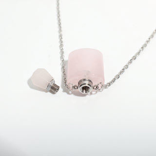 Rose Quartz Perfume Necklace from Stonebridge Imports