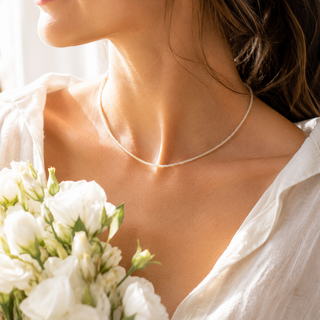 Citrine Bead Necklace - 2-3mm (Enhanced) from Stonebridge Imports