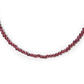 Garnet Bead Necklace - 2-3mm from The Rock Space