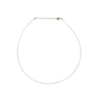 Rainbow Moonstone Bead Necklace - 2-3mm from The Rock Space