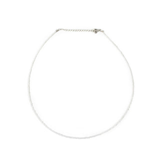 Rainbow Moonstone Bead Necklace - 2-3mm from The Rock Space
