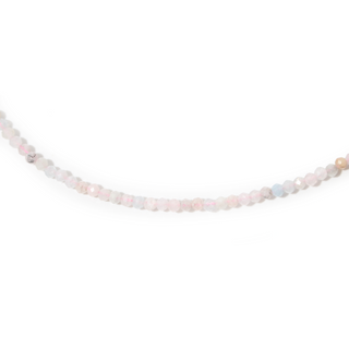 Morganite Bead Necklace - 2-3mm from The Rock Space