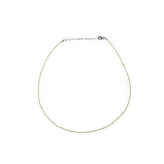 Peridot Bead Necklace - 2-3mm from The Rock Space