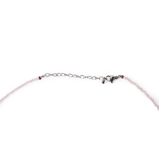 Rose Quartz Bead Necklace - 2-3mm from The Rock Space