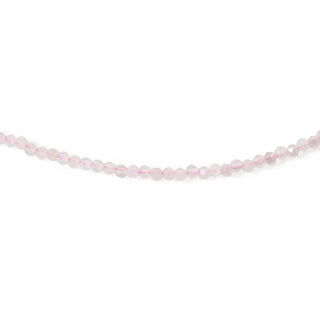Rose Quartz Bead Necklace - 2-3mm from Stonebridge Imports