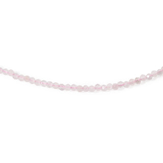 Rose Quartz Bead Necklace - 2-3mm from The Rock Space