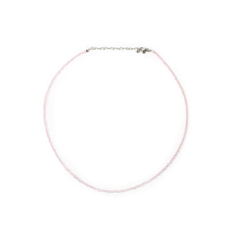 Rose Quartz Bead Necklace - 2-3mm from The Rock Space