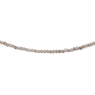 Smoky Quartz Bead Necklace - 2-3mm from The Rock Space