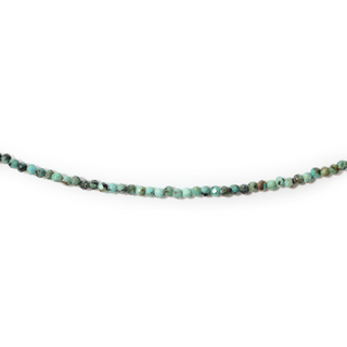 African Turquoise Bead Necklace - 2-3mm from The Rock Space