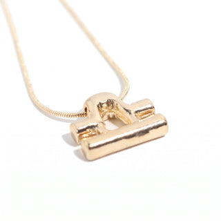 Gold Plated Zodiac Necklace Libra from Stonebridge Imports