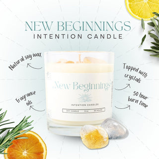 Crystal Intention Candle - Full Set (7) from Stonebridge Imports