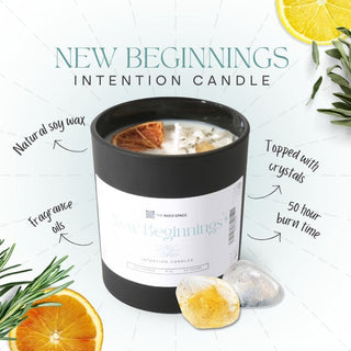 Deal Of The Week - Crystal Intention Candle  - Until Sept 26