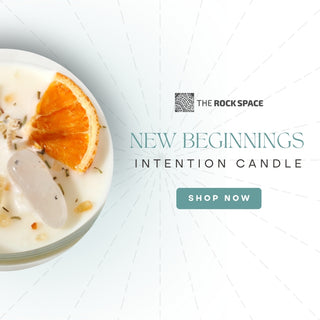 Crystal Intention Candle (Now in Clear Vessel!) from Stonebridge Imports