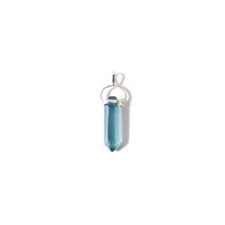 Aqua Aura Double Terminated - 925 Silver Pendant from Stonebridge Imports
