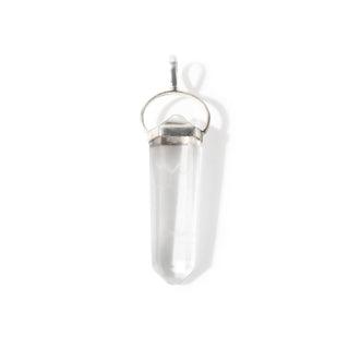 Clear Quartz Double Terminated - 925 Silver Pendant from The Rock Space