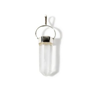 Clear Quartz Polished Point - 925 Silver Pendant from The Rock Space