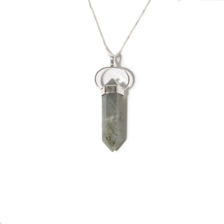 Labradorite Double Terminated - 925 Silver Pendant from Stonebridge Imports