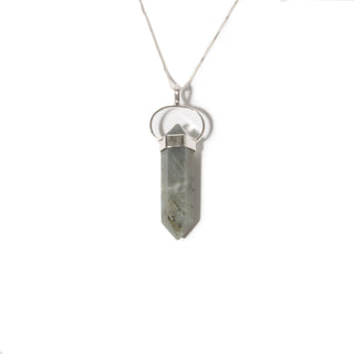 Labradorite Double Terminated - 925 Silver Pendant from The Rock Space