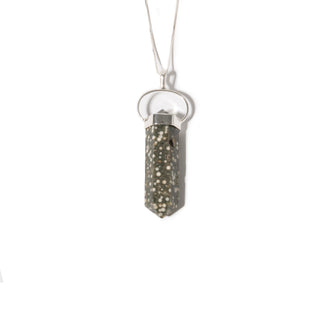 Ocean Jasper Double Terminated - 925 Silver Pendant from Stonebridge Imports