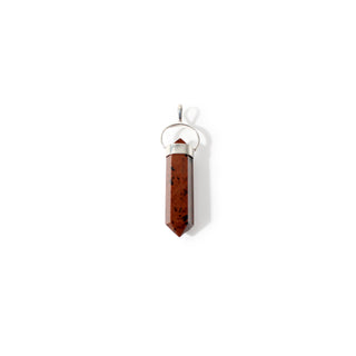 Obsidian Mahogany Double Terminated - 925 Silver Pendant from Stonebridge Imports