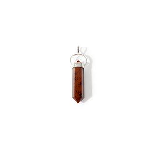 Obsidian Mahogany Double Terminated - 925 Silver Pendant from The Rock Space