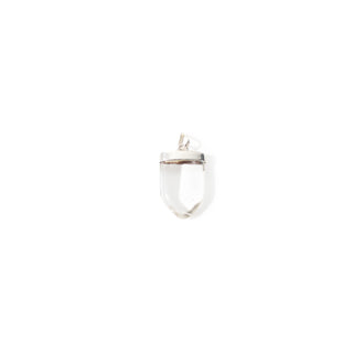 Clear Quartz V Shape - 925 Silver Pendant from Stonebridge Imports
