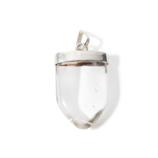 Clear Quartz V Shape - 925 Silver Pendant from Stonebridge Imports
