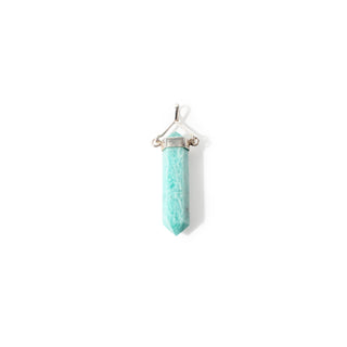 Amazonite Double Terminated Swivel - 925 Silver Pendant from The Rock Space