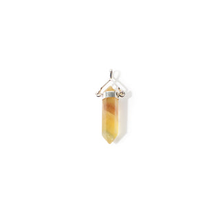 Fluorite Yellow Double Terminated Swivel Pendant from Stonebridge Imports