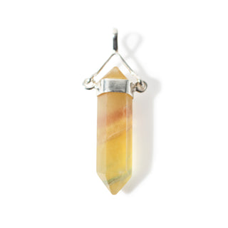 Fluorite Yellow Double Terminated Swivel Pendant from Stonebridge Imports
